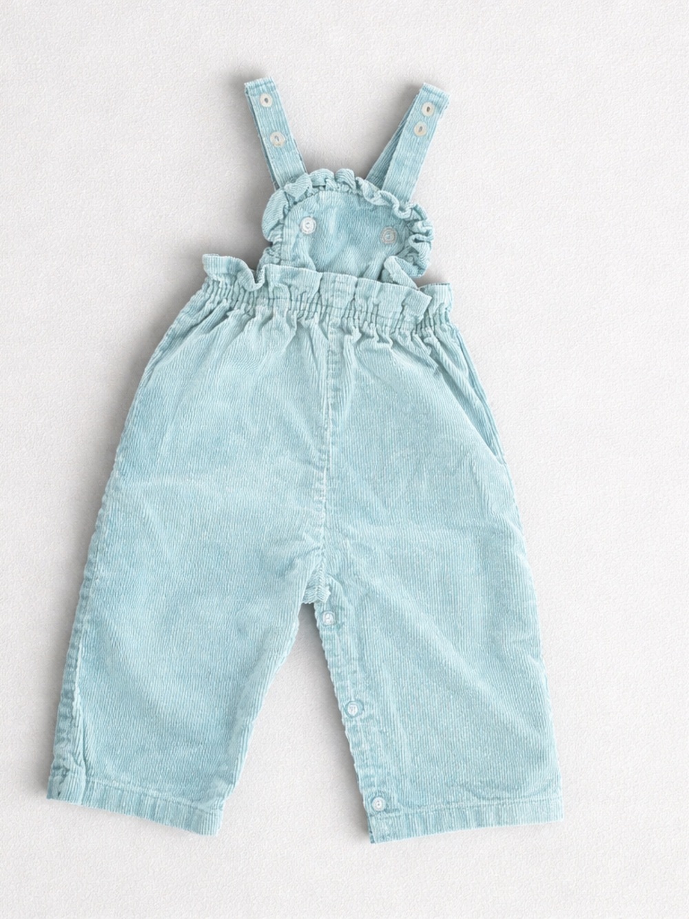 Light Blue Corduroy Overalls | 12 Months | Vintage
